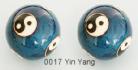 Therapy ball 40mm - Yin Yang #0017 Blue - 2 ball set