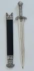 Roman Ceremonial Dagger with Gold handle 22"L for Ritual and Collection