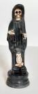 Holy Death/Santisima Muerte Statue 5.5"H Resin Finish/Black