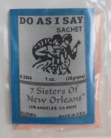 7 Sisters Of New Orleans Sachet Powder / Do As I Say