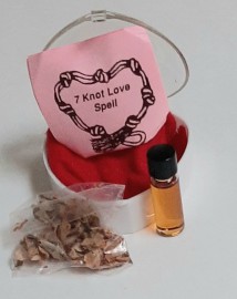 7 Knot Spell Kit/Juego de los 7 nudos - LOVE