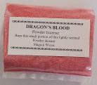 Magick Wicca incense Powder Dragon's Blood