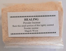 Magick Wicca Incense powder Healing