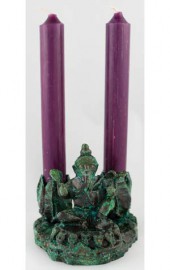 Seated Ganesh Chime Candle Holder
