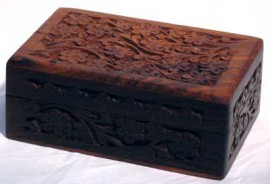 Handcrafted Box with Floral Design