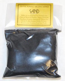 1lb Black Incense Burner Sand