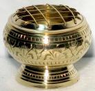 Brass Screen Incense Burner