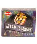 Attracts Money HEM cone 10 pack