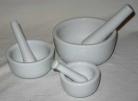 Mortar/Pestle Set of 3 White