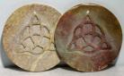 Soapstone Triquetra Altar Tile