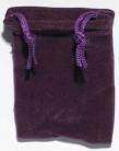 Purple Velveteen Bag  (2