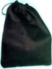 Large Black Velveteen Bag (5