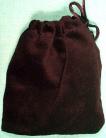 Small Black Velveteen Bag (3