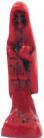 Holy Death-Santisima Muerte Statue 3" Tall Resin Finish/Red